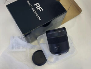 Used Canon RF 85mm F/2 Macro IS STM Lens in mint condition