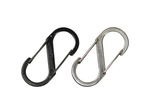 Niteize S-BINER 4 STAINLESS STEEL BLACK (SB4-03-01) OR SILVER (SB4-03-11) - Imagen 1 de 1