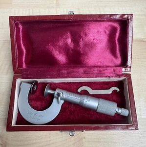 Mitutoyo Flat Ends Micrometer 0"-1" Precision 0.001" - Picture 1 of 5