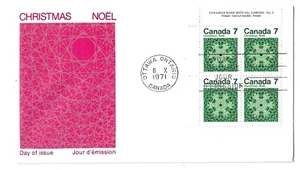 Canada - 1971 FDC Christmas 7c with insert - pre-owned - Picture 1 of 1