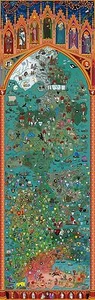 IL TRONO DI SPADE GAME OF THRONES POSTER MAPPA WESTEROS SETTE REGNI - Imagen 1 de 1