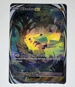 Pikachu Pocket Full Art - Pokémon Card Collectable Gift - Picture 1 of 3