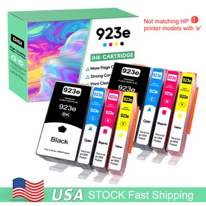 Confezione 8 Cartucce Inchiostro Per HP 923 Compatibili Con OfficeJet 8130 NON Per 8130e - Foto 1 di 9