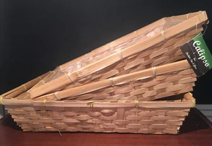 Bamboo Basket Trio Medium - Matching Set - Picture 1 of 5