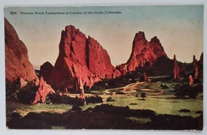 Colorado Springs Postcard 1913 Original Rare Garden Gods Peculiar Rock Formation - Picture 1 of 8