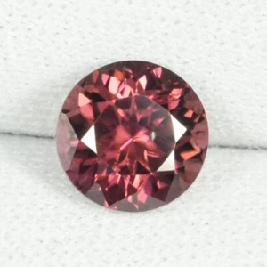 2.22 ct RARO MEJOR GRADO PÚRPURA ROSA 100% CIRCÓN NATURAL REDONDO Ver Vdo SPL - Imagen 1 de 3