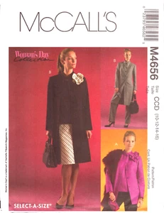 McCall's 4656 ~ Chaqueta Miss/Miss PETITE en dos longitudes ~ Top ~ Falda sesgada ~ 10-16 - Imagen 1 de 4