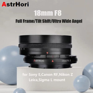 AstrHori 18mm F8 Tilt-Shift Full Frame MF Lens for Sony E/Canon RF/Leica Sigma L - Picture 1 of 6