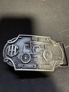 Vintage 1980s “1906 McCormick - Deering “ Belt Buckle Limited Edition #329/1500 - Picture 1 of 11