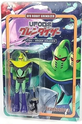 FRANKENTOYS UFO ROBOT GOLDRAKE FT02 2 VEGAN SOLDIER MINI VINTAGE FIGURE 12CM - Immagine 1 di 4