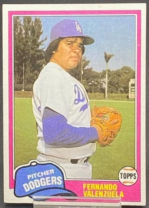 1981 TOPPS FERNANDO VALENZUELA DODGERS # 850 - Foto 1 di 2