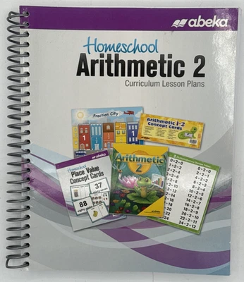 Abeka Homeschool Arithmetic 2, Curriculum Lesson Plans, Paperback Book, B187 - Image 1 of 4