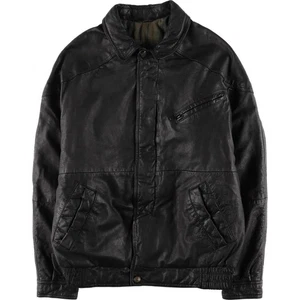 Used Boston Traders padded leather jacket size XL (men's) - Picture 1 of 16