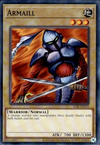 YuGiOh Legend of Blue Eyes 25th Anniversary LOB-EN079 Armaill - Picture 1 of 1