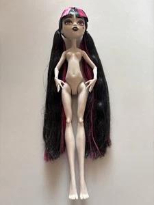 Monster High Draculaura Reel Drama Nude Doll Only Great Hair & Screening VGC 🖤 - Picture 1 of 20