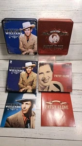 Collectors Edition Hank Williams & Patsy Cline Collectors Box Set 3 Cds Per Tin - Imagen 1 de 13