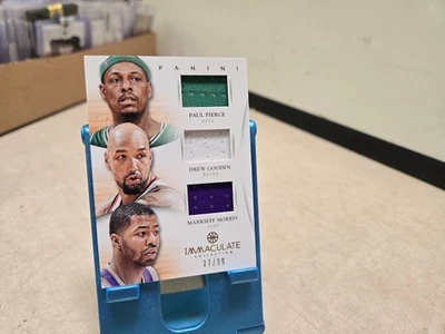 Parche Inmaculado 2012-13 Paul Pierce Drew Gooden Markieff Morris/99 Foto 1 de 2