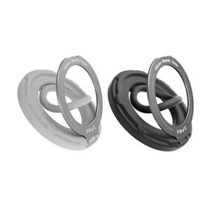 Magnetic Phone Ring Holder for MagSafe, 360 Degree Rotation Black+Grey - Picture 1 of 7