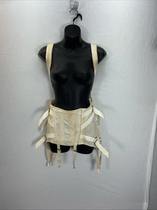 Vintage seltenes 60er Camp Korsett MEDICAl LUMBAR Brace Korsett Modell 9035 Gr. 35 - Bild 1 von 9