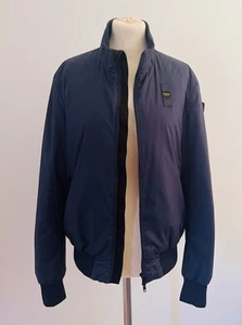 Blauer U.S.A Herren Jacke, Bomberjacke, Gr. L, Marine blau - Bild 1 von 8
