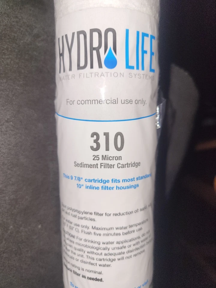 CARTUCHO FILTRO HIDRO 310, SEDIMENTOS 10" Foto 1 de 2