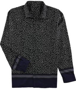 I.N.C Mens Multi Print Button Up Shirt - Picture 1 of 1