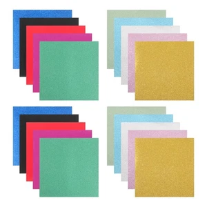 60 Sheets Glitzerpapier Zum Basteln Dekorationspapier Scrapbooking -Papier - Bild 1 von 20