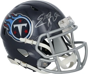 Eddie George Tennessee Titans Autographed Riddell Speed Mini Helmet - Picture 1 of 3