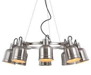 JYL6115A Liam 26.5" 8-Light Metal LED Chandelier, Contemporary, Transitional ... - Picture 1 of 9
