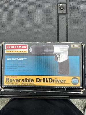 Sears Craftsman Professional 3/8” Reversible Drill Driver Impact Air 19904  - Image 1 of 4