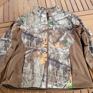 Realtree Edge Brown Camo Full Zip Jacket Youth Size L 12-14 - Picture 1 of 11