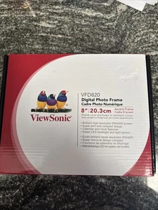 ViewSonic 8” Digital Photo frame w/Auto On/Off Light Sensor VFD820 - Picture 1 of 6