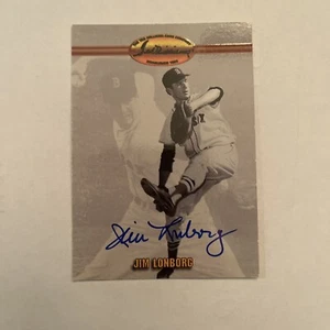 JIM LONBORG 1993 TED WILLIAMS AUTOGRAPHED SIGNED AUTO BASEBALL CARD - Picture 1 of 1