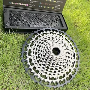 12S CNC Cassette Bicycle Freewheel 12 Speed 10-50T Mountain Bike Chains For XD - Picture 1 of 25