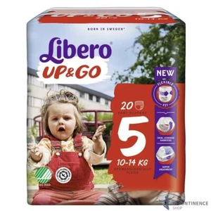 1x Libero Up&Go Size 5 (10-14kg) Pull-on Nappy for Children - Pack of 20 - Picture 1 of 2