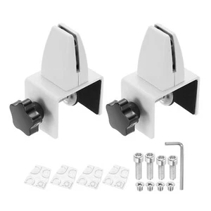 1.8x1.3x2.1" Desk Divider Support Clamp 2 Pcs Aluminum Desk Shield Clamp Desk... - Picture 1 of 7