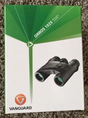 Brand New* Vanguard Orros 1025 Compact Waterproof Binoculars, Black - Image 1 of 2