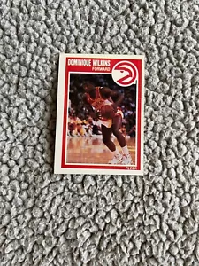 1989-90 Fleer Dominique Wilkins #7 Atlanta Hawks HOF - Imagen 1 de 2