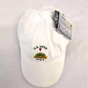 NWT 2013 US Open Golf Merion White Hat Adjustable Cap USGA Member Ball Cap - Picture 1 of 9