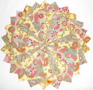 40 5 inch Greek Garden charm pack by Paintbrush & QT Fabrics - Picture 1 of 1
