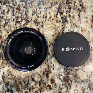 Used Bower Digital Super Wide 0.42X AF Macro lens 55-46 w/ Large Cap