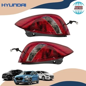 FOR 2008-2012 HYUNDAI I20 1ST GEN REAR LH & RH TAILLIGHT BRAKE LIGHT ASSEMBLY - Picture 1 of 11