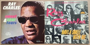 2 Ray Charles LPs - Sweet & Sour Tears + Have a Smile With Me - ABC STEREO - Picture 1 of 10
