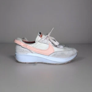 Nike Waffle Debut Damengröße 9,5 Turnschuhe Schuhe hellrosa Wildleder DH9523-602 - Bild 1 von 9