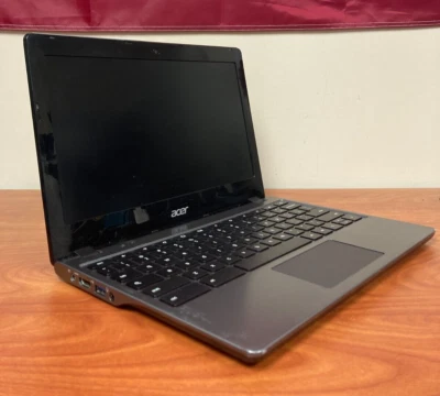 Acer Chromebook C720 11.6" (16GB eMMC Intel Cel.2955U 1.4GHz 2GB) POWERWASHED - Image 1 of 4
