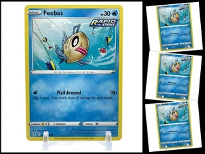 Pokemon Espada y Escudo Cielos en Evolución 037/203 Feebas 4X Como Nuevo/Nuevo 4 TCG Juego X4 - Imagen 1 de 3