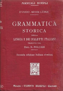 Grammatica Storica della Lingua e Dialetti Italiani -Manuali Hoepli 1919  II Edz - Bild 1 von 2