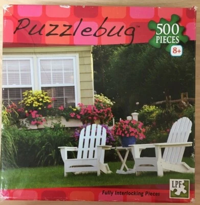 Puzzlebug 500 Piece Puzzle - Backyard - Brand New, Sealed - Image 1 of 4