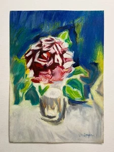 KEES VAN DONGEN Zeichnung auf Papier (Handarbeit) signiert und gestempelt Vintage Kunst gemischt med - Bild 1 von 5