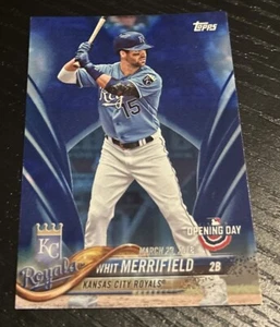 2018 Topps Opening Day Whit Merrifield Blue Foil - Picture 1 of 2